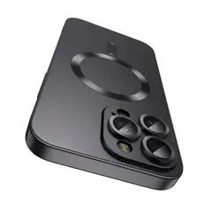 GENERICO - Carcasa Metalizada Para iPhone 16 Pro Max Magnetica Negro