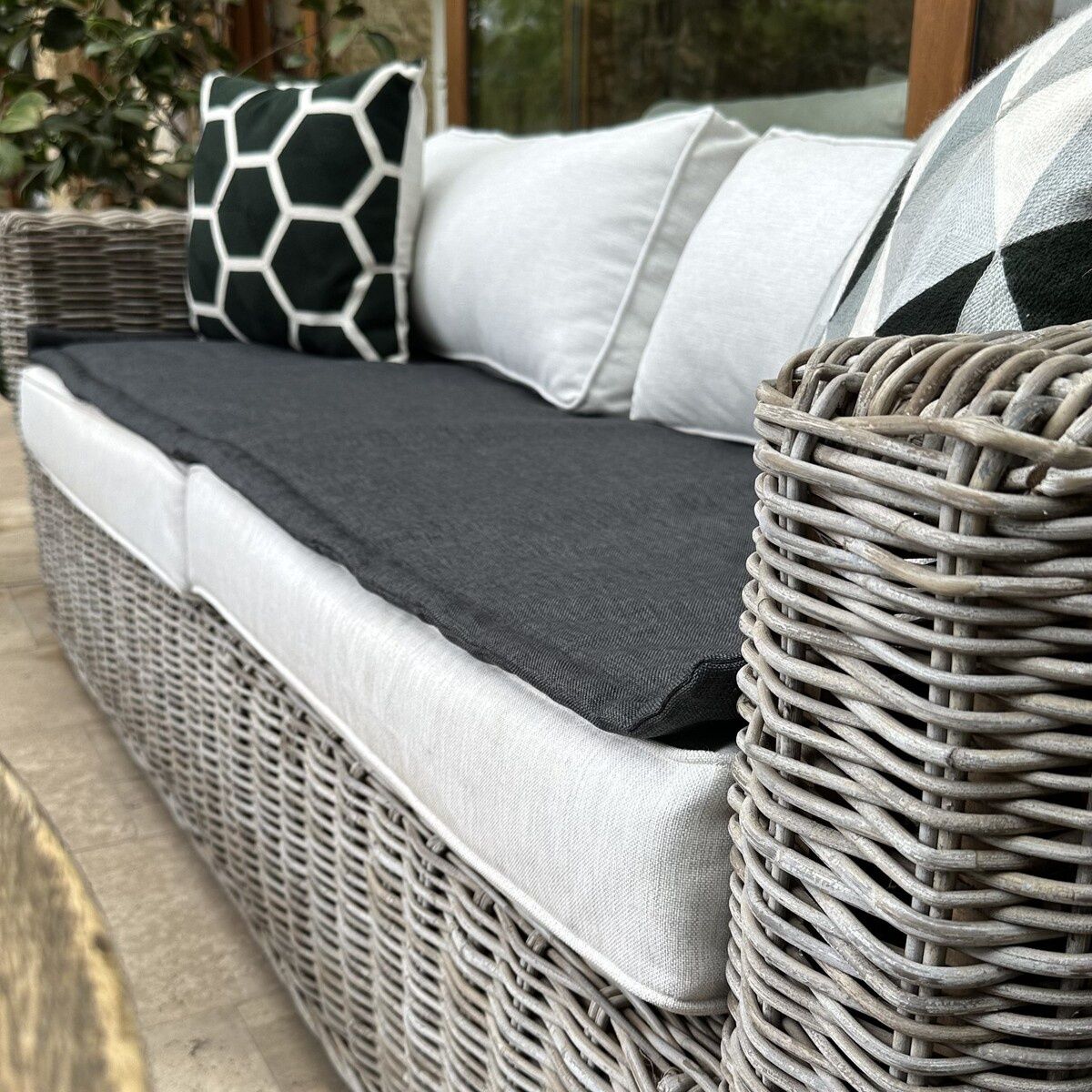 CASA CECILIA - Cobertor de Sofá Gris Oscuro 75x180