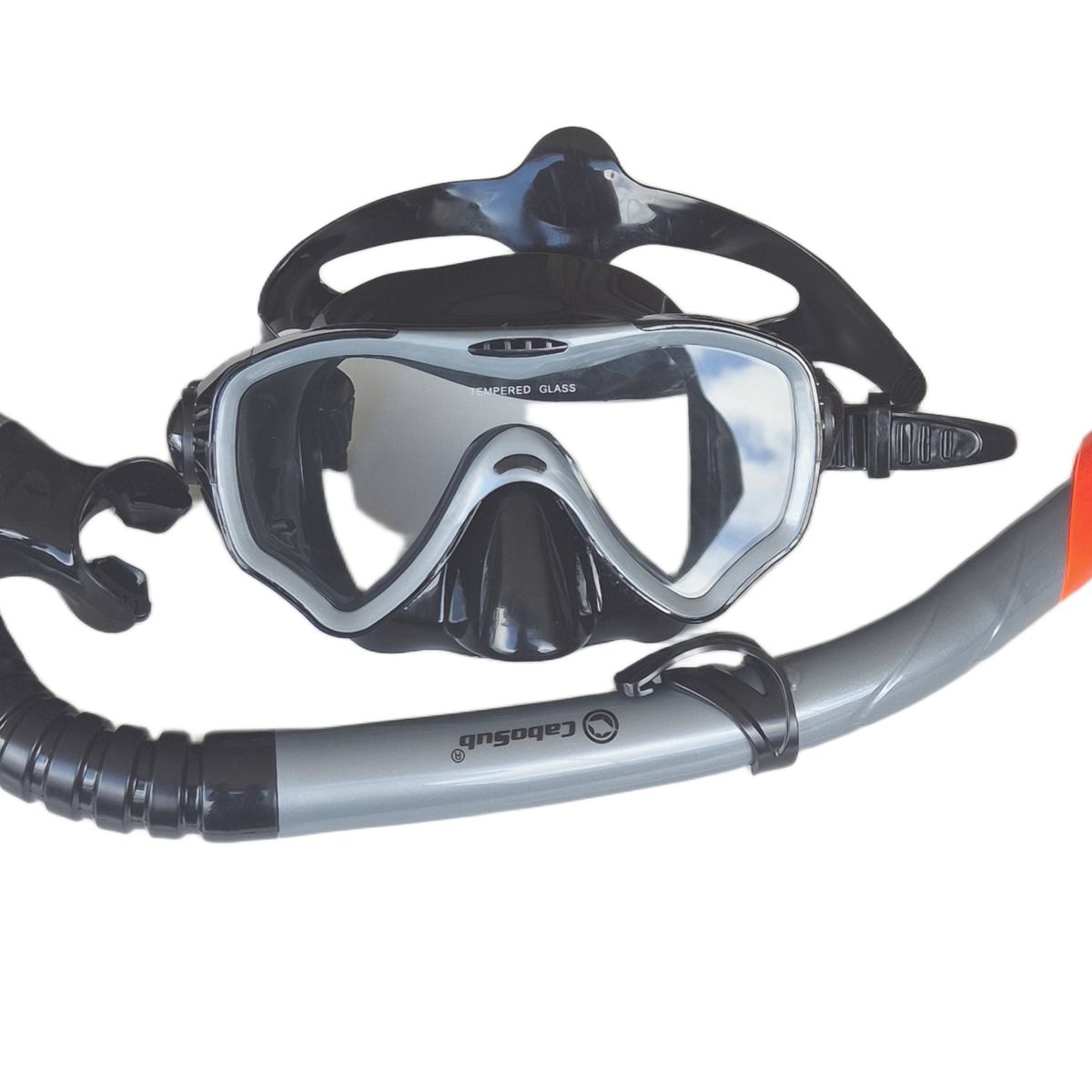 CABOSUB - Kit Snorkeling Profesional Shark Cabosub Negro