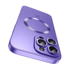 GENERICO - Carcasa Metalizada Para iPhone 16 Pro Max Magnetica Lila
