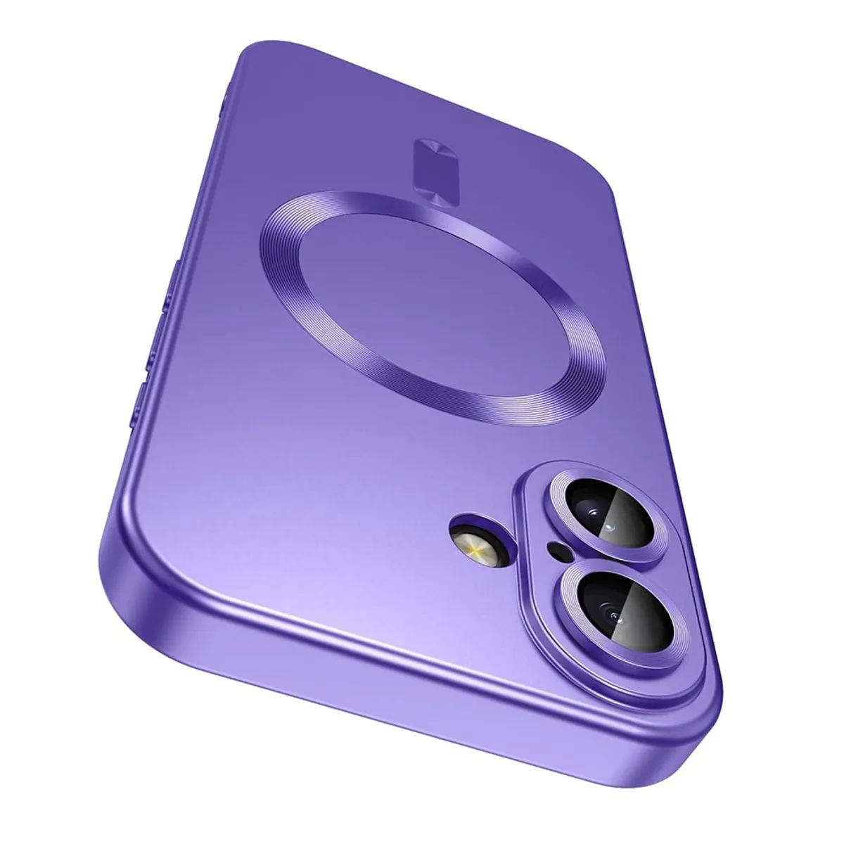 GENERICO - Carcasa Metalizada Para iPhone 16 Magnetica Lila