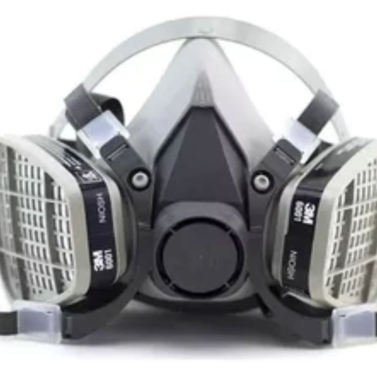 METALFER - Respirador Medio Rostro 3m Modelo 6200. Con Filtros 6001