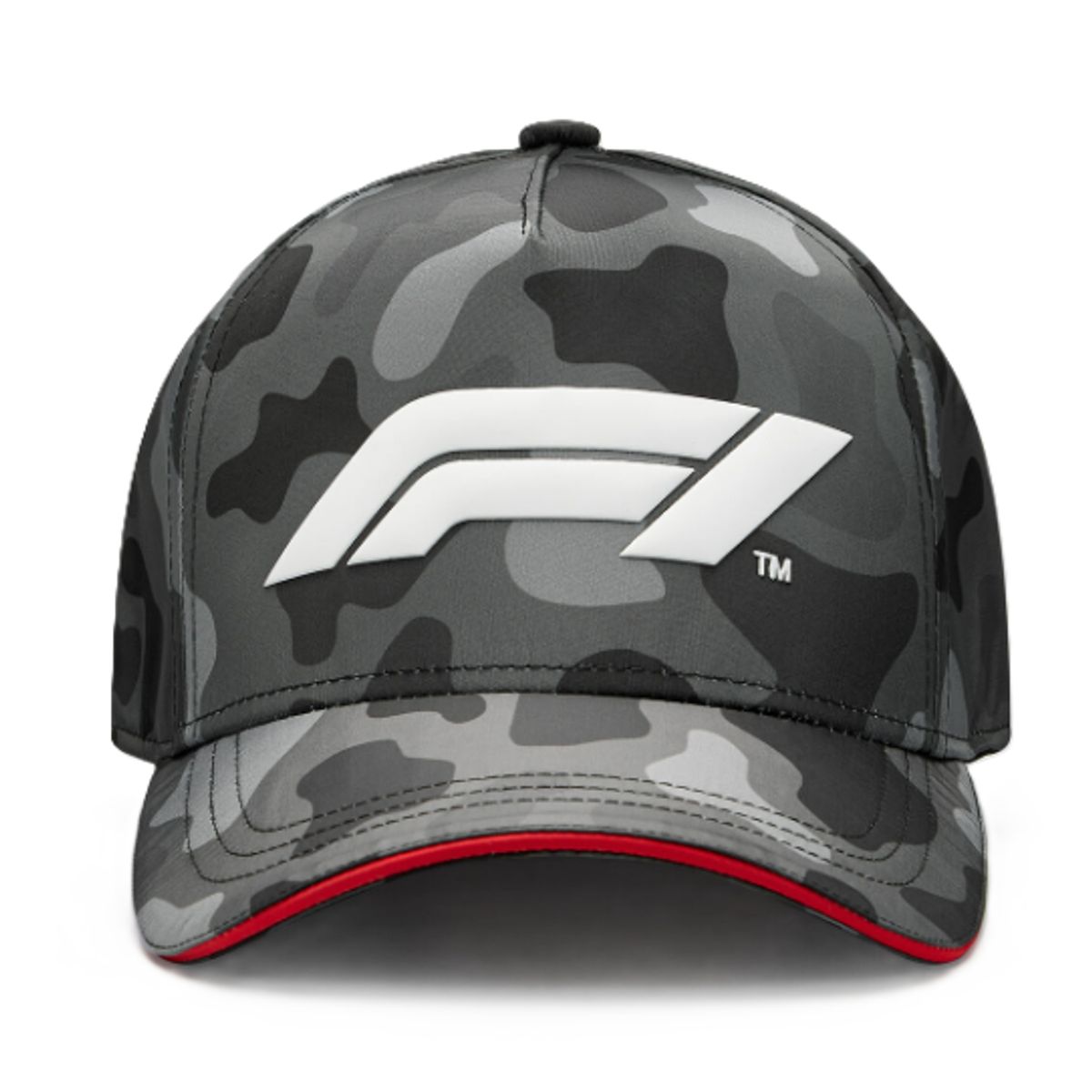 FORMULA 1 - Gorro Formula 1 Logo Oficial 3D Camuflaje Gris