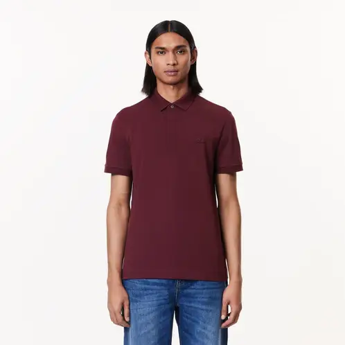 LACOSTE - Polera Polo Algodón Hombre PH5522 Burdeo