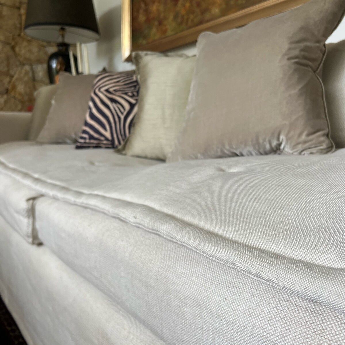 CASA CECILIA - Cobertor de Sofá Beige Claro 75x180