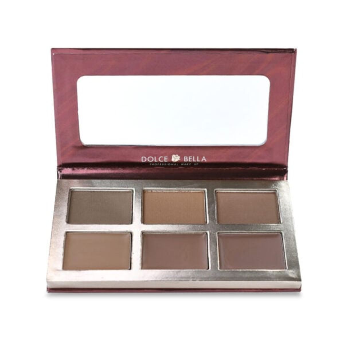 DOLCE BELLA - PALETA DE MAQUILLAJE PARA CEJAS EN POLVO Y CREMA DOLCE BELLA