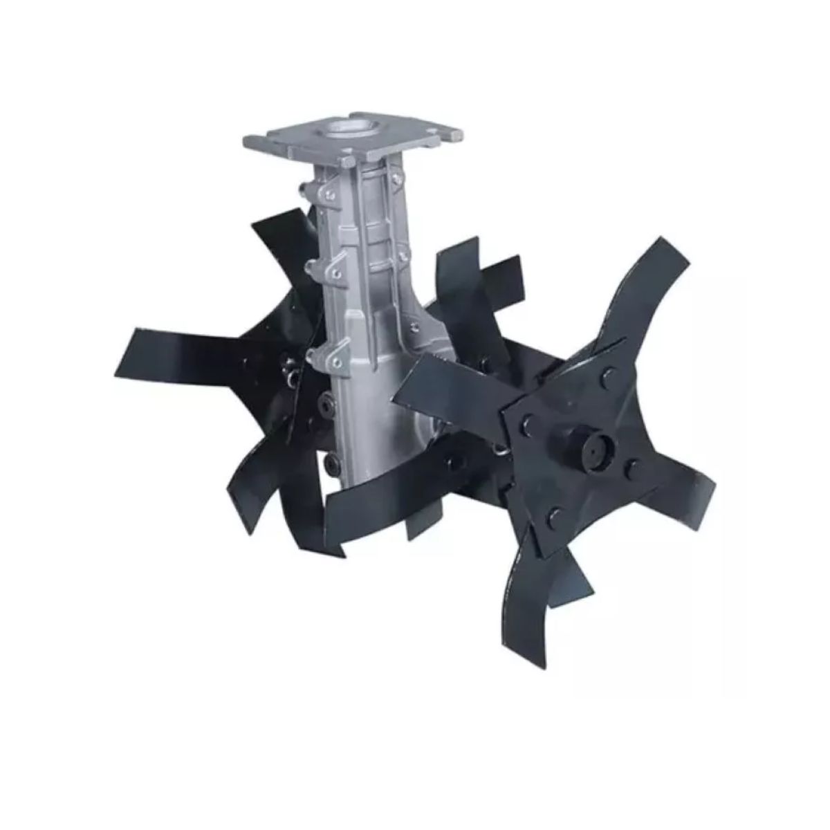 GENERICO - Cuchilla Cultivadora Para Desmalezadora Tubo 28mm Eje 9