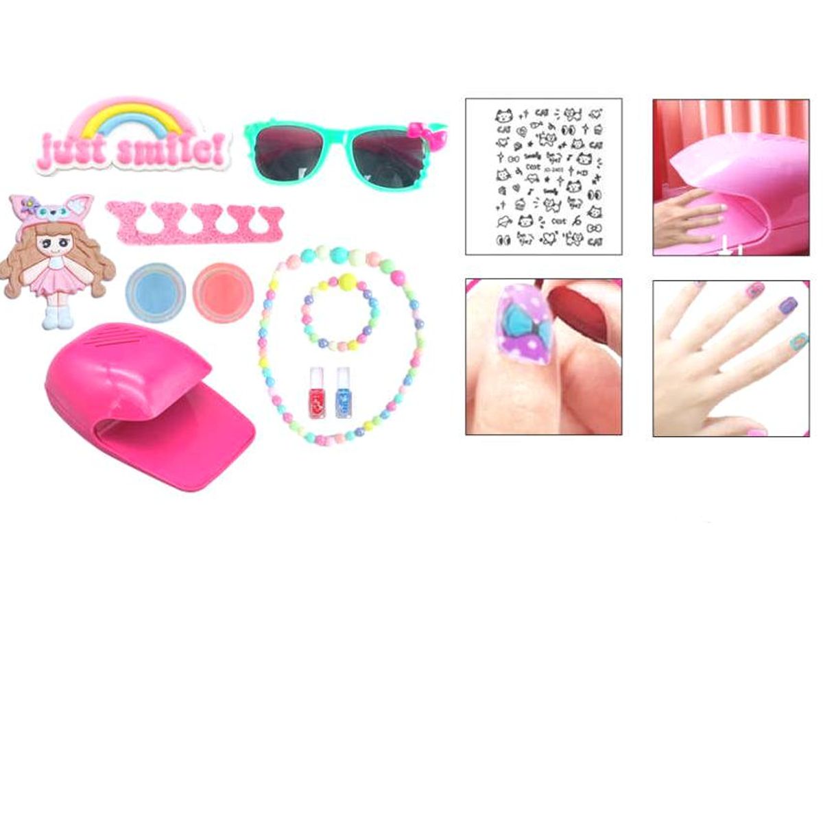 GENERICO - Juguete Set Uñas Niñas