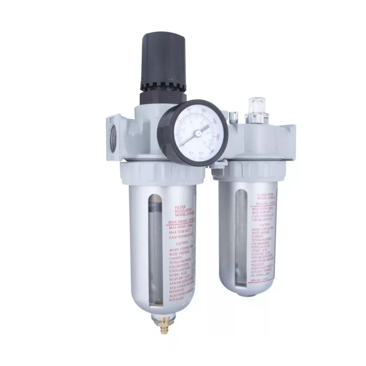 GENERICO - Filtro Regulador Anti Condensación Lubricador 1 4