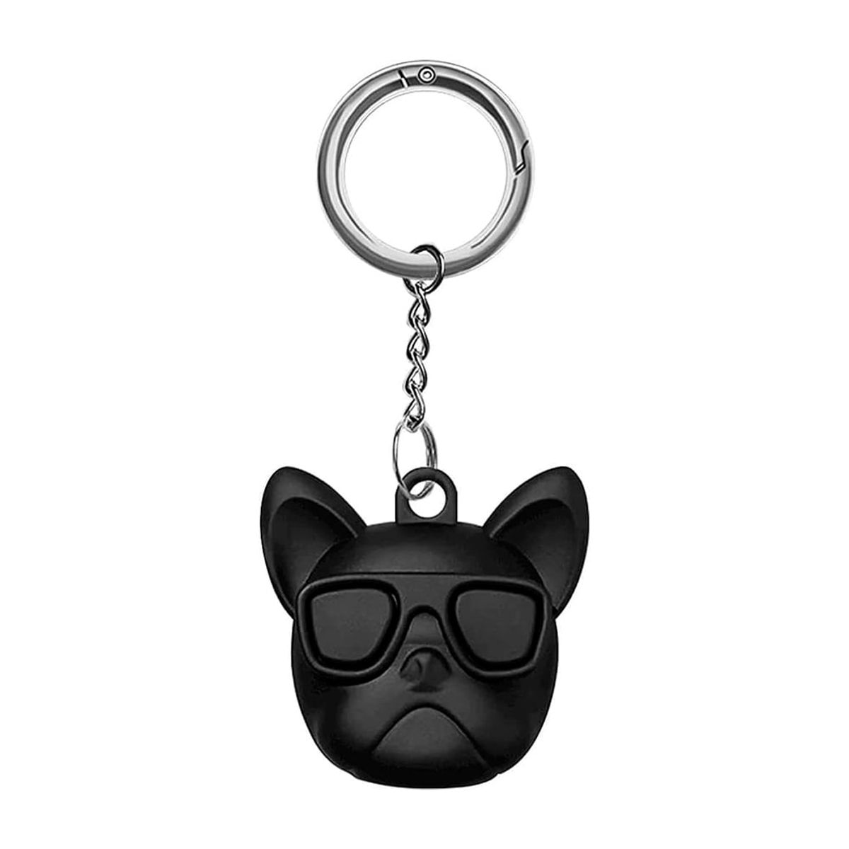 GENERICO - Llavero Para Airtag Silicona Tpu Con Diseños Bulldog