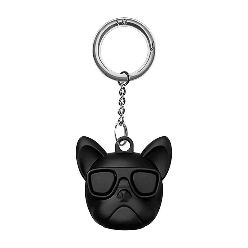 GENERICO - Llavero Para Airtag Silicona Tpu Con Diseños Bulldog
