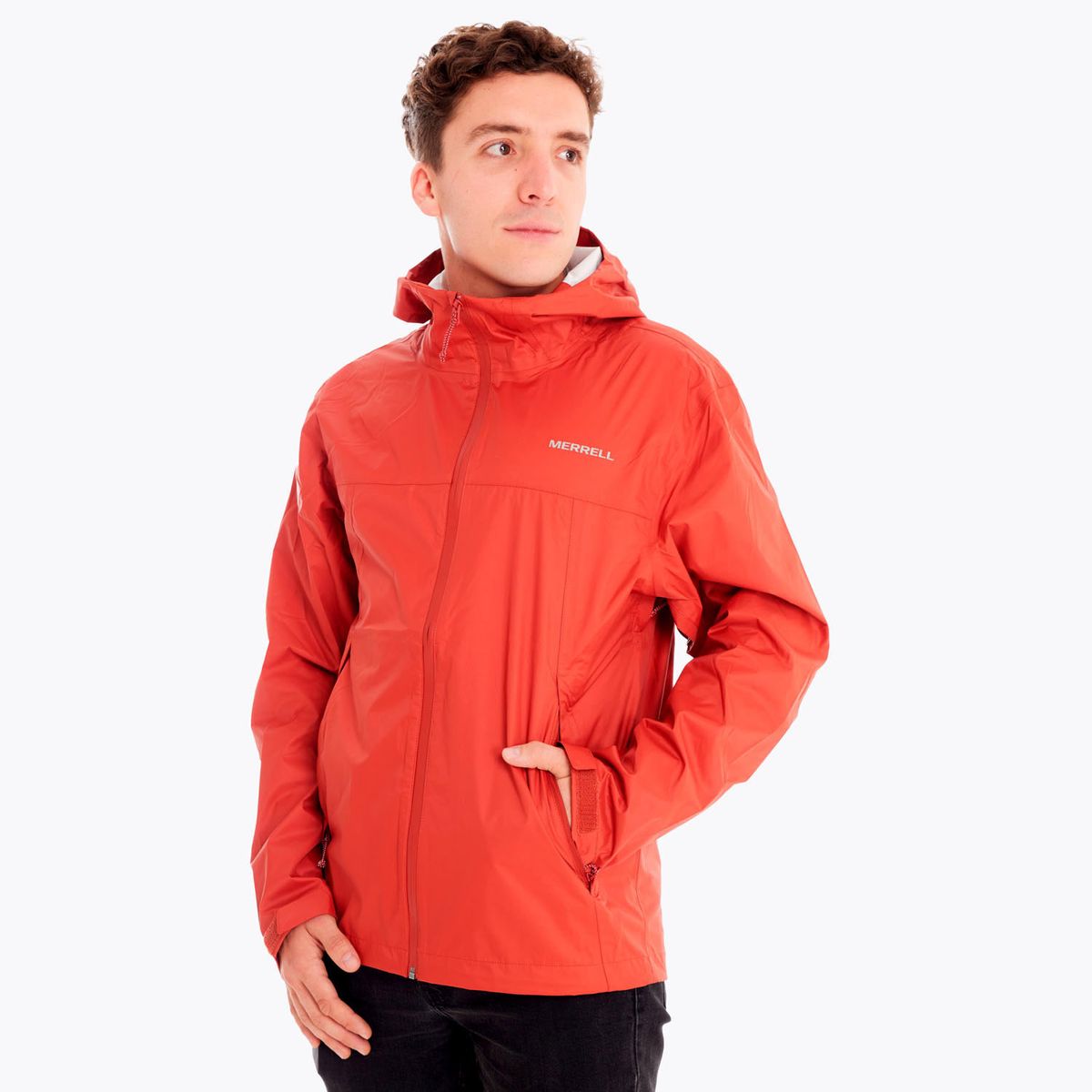 MERRELL - Impermeable Hombre Fallon Rain Shell Rojo MERRELL