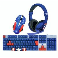 KIT GAMER CAPITAN AMERICA 3 EN 1 GAM745043-CAP-ESP TECMOUA