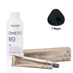 ALFAPARF MILANO - Tintura Profesional 60ml + Oxidante 90ml Evolution Alfaparf