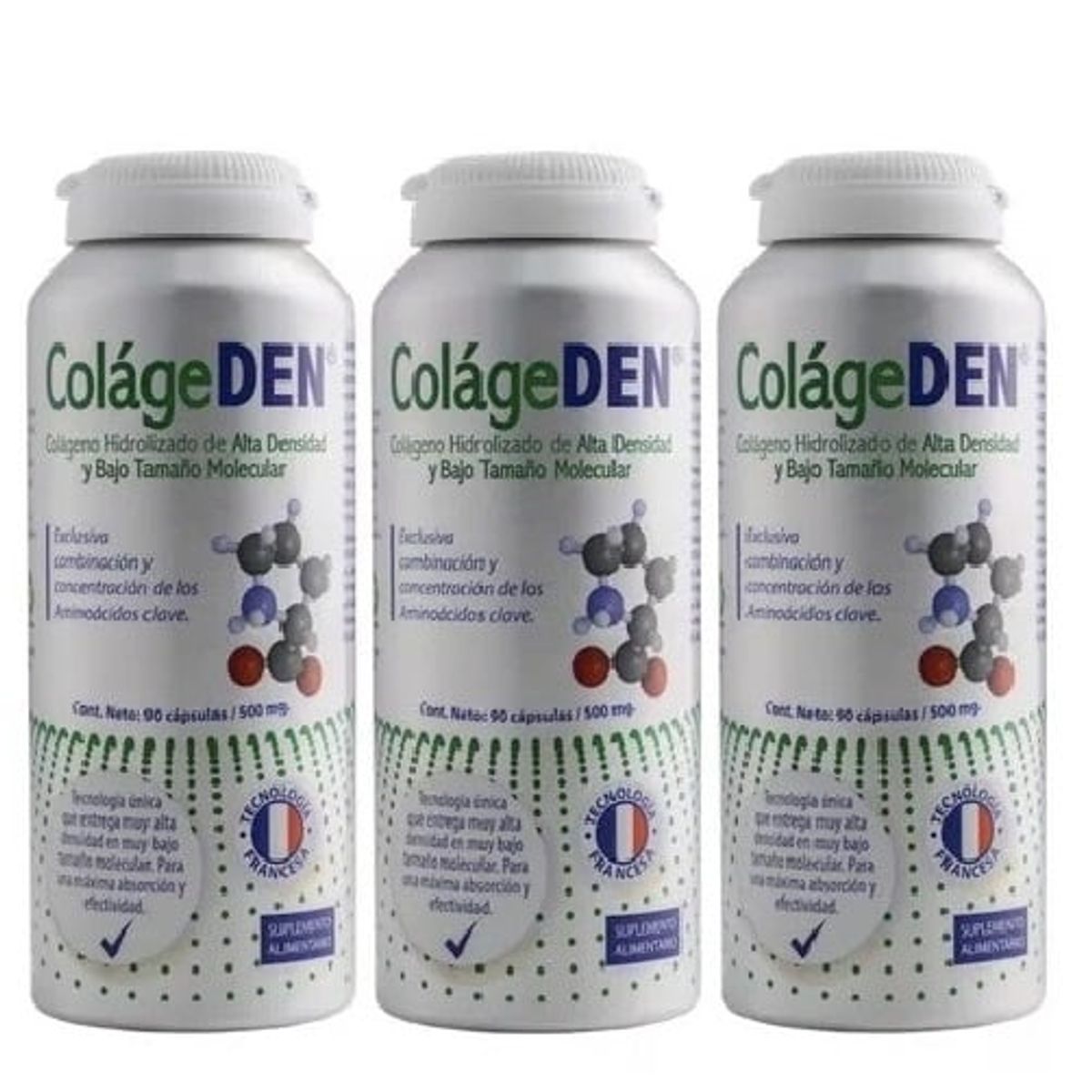 VITAL AND YOUNG - Colageden Colageno Hidroli Vy Alta Densidad + Vit C 3x90 Caps