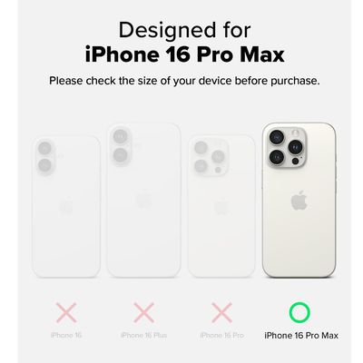 Imagen 2 del producto Carcasa Ringke Fusion-X Para iPhone 16 Pro Max- Camo Black