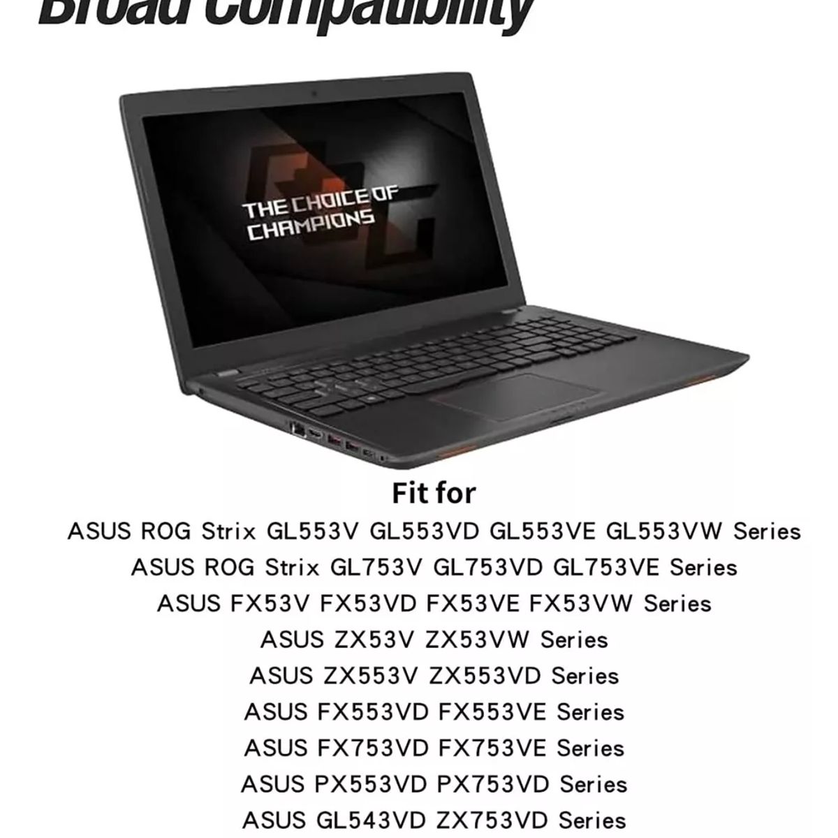 GENERICO - Batería a41n1611 Para Asus Rog Strix Gl553vd Gl553v Series