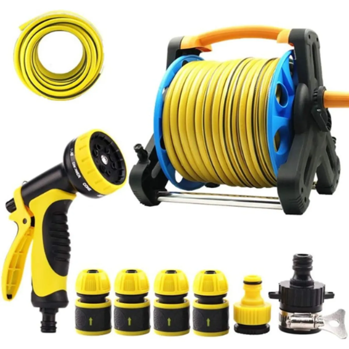 GENERICO - Manguera de Riego con Base de Jardín 15 M