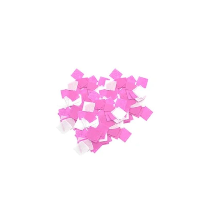 GENERICO - Papel Picado Cuadro BlancoRosa 15mm 40g