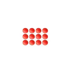 GENERICO - Challa Metalica Redonda Roja 30g