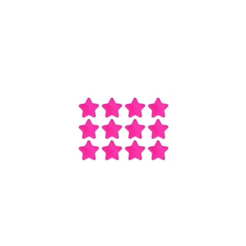 GENERICO - Challa Metalica Estrella Fucsia 30g