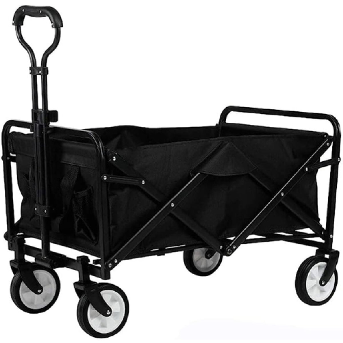 GENERICO - Carrito Black + Mango Plegable Ajustable