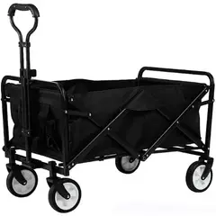 GENERICO - Carrito Black + Mango Plegable Ajustable