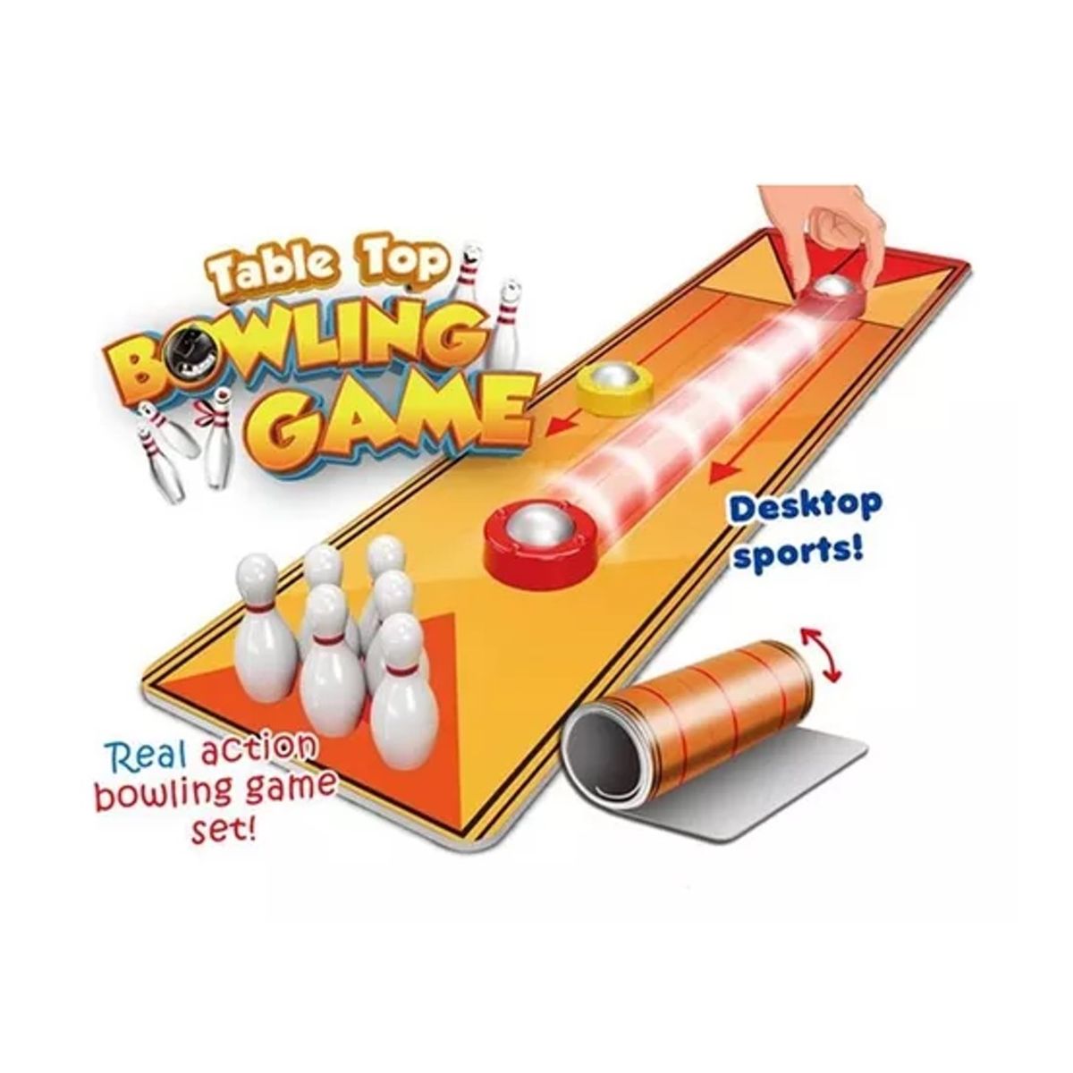GENERICO - Juego De Mesa Bowling Game Table Top Bolos Infantil