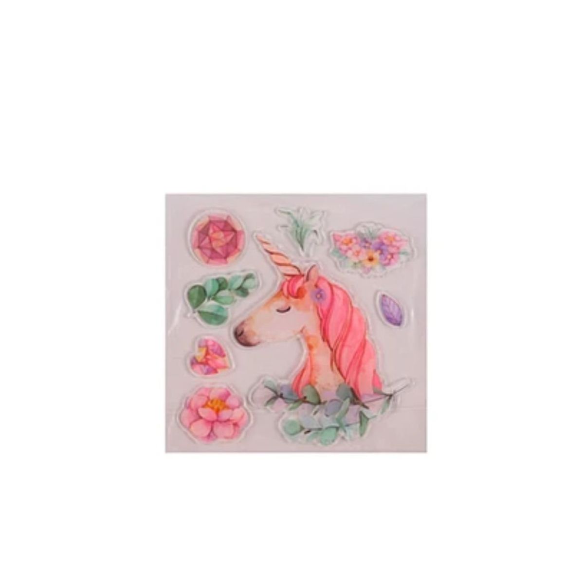 GENERICO - Pegatinas De Unicornio Para Ventana Diseño Aleatorio 20x20cm