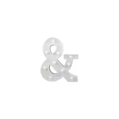 GENERICO - Letra Blanca Con Luz Led &