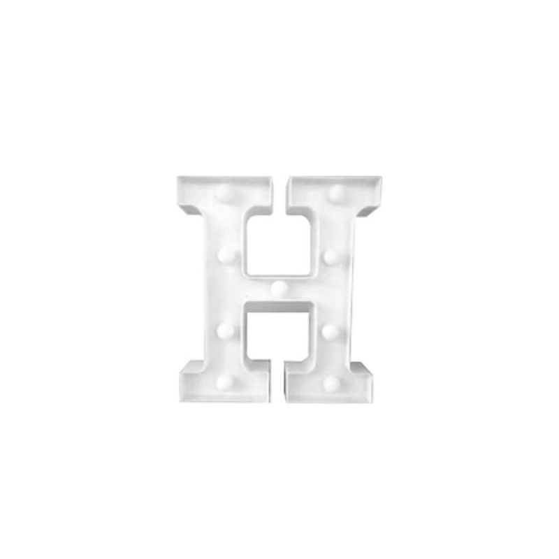 GENERICO - Letra Con Luz Led  H