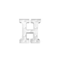 GENERICO - Letra Con Luz Led H