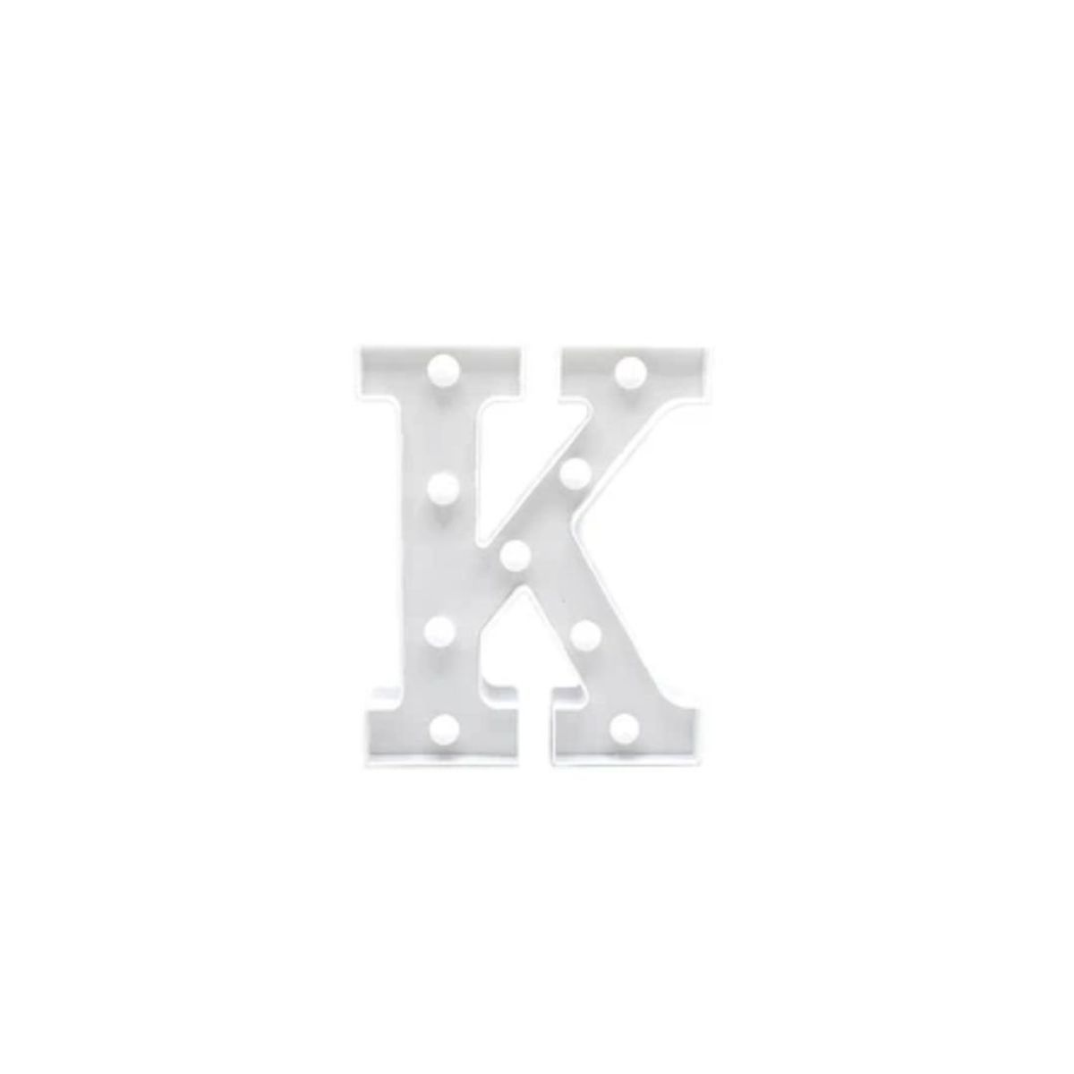 GENERICO - Letra Con Luz Led  K