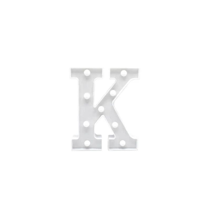 GENERICO - Letra Con Luz Led  K