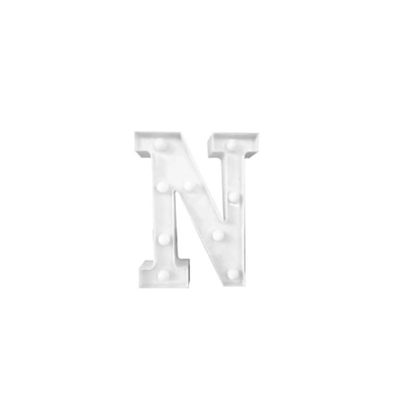 GENERICO - Letra Con Luz Led  N
