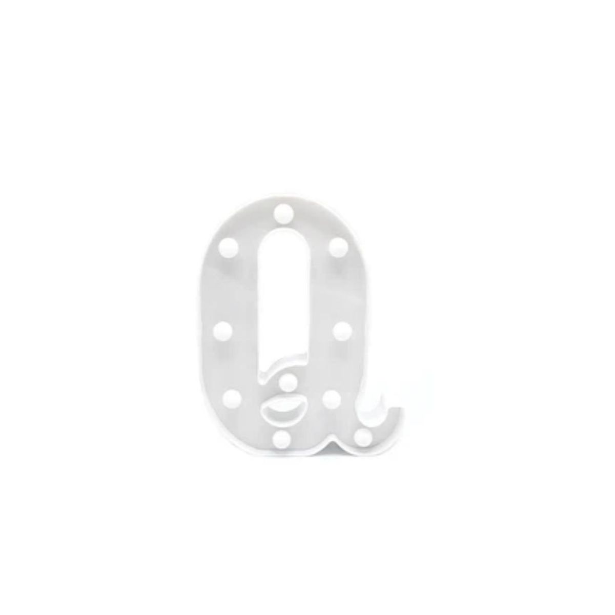 GENERICO - Letra Con Luz Led  Q
