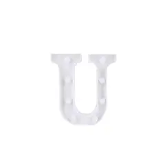 GENERICO - Letra U Con Luz Led
