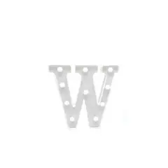 GENERICO - Letra Con Luz Led W