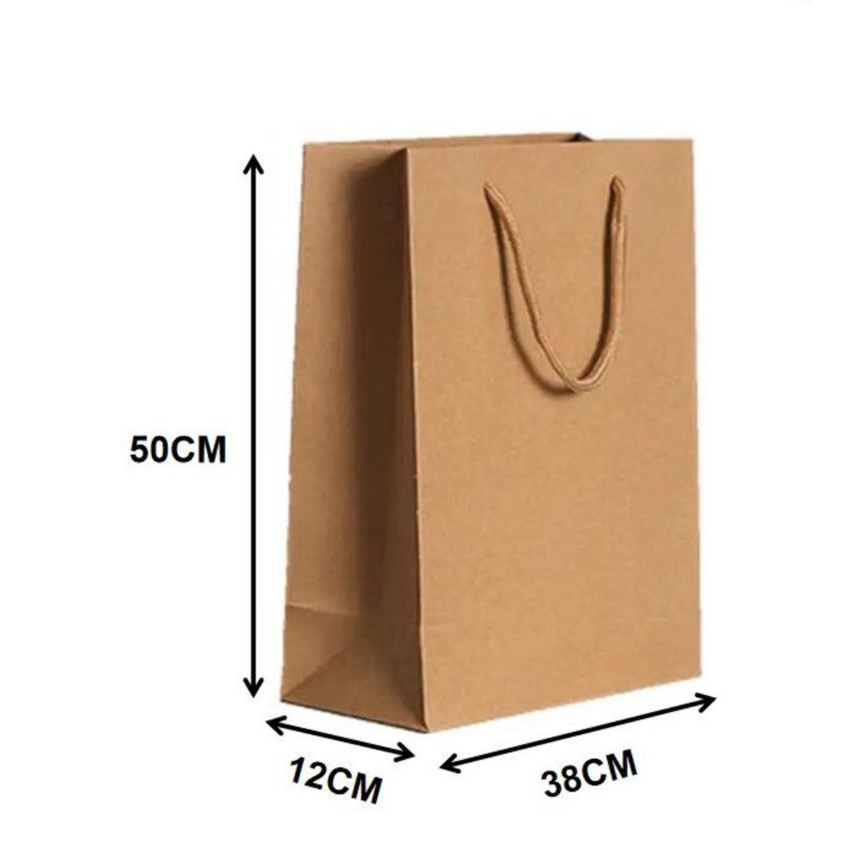 GENERICO - BOLSAS DE REGALO KRAFT 42X31 CM