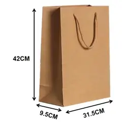 GENERICO - BOLSAS DE REGALO KRAFT 50X38 CM