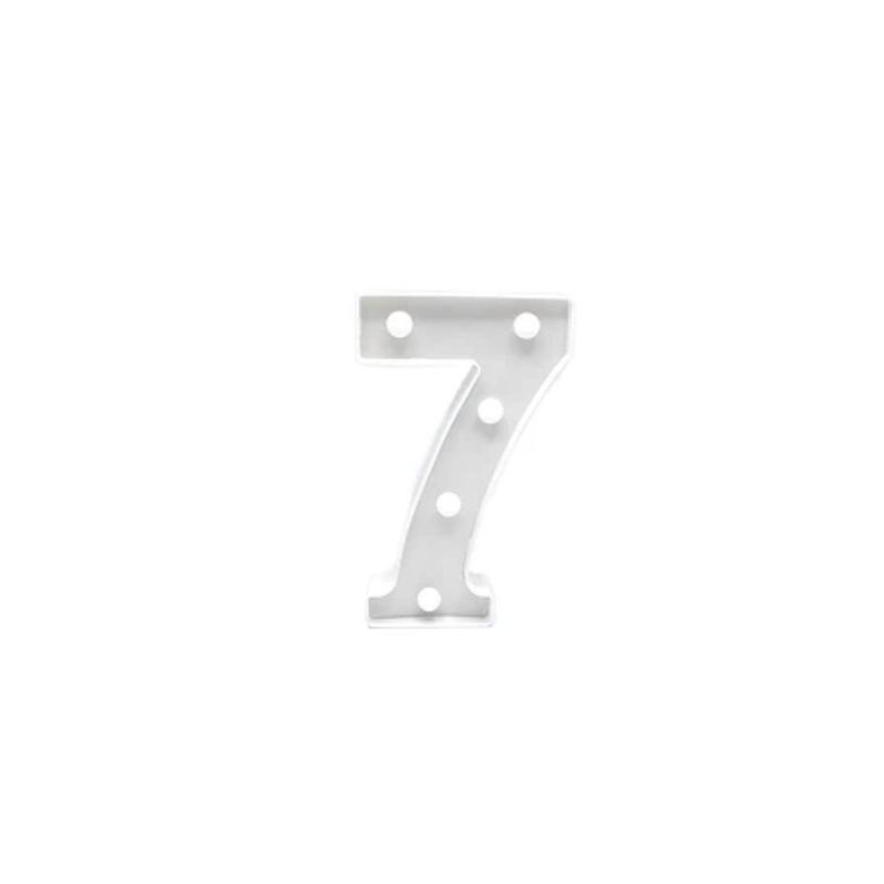 GENERICO - Numero Con Luz Led 7