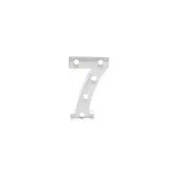 GENERICO - Numero Con Luz Led 7