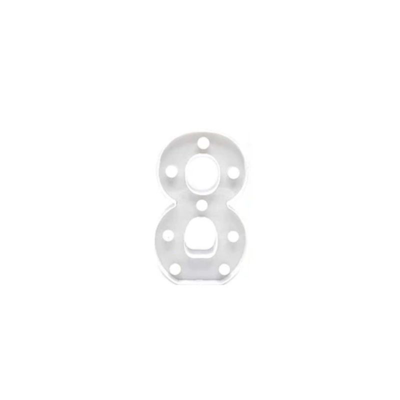 GENERICO - Numero Con Luz Led 8