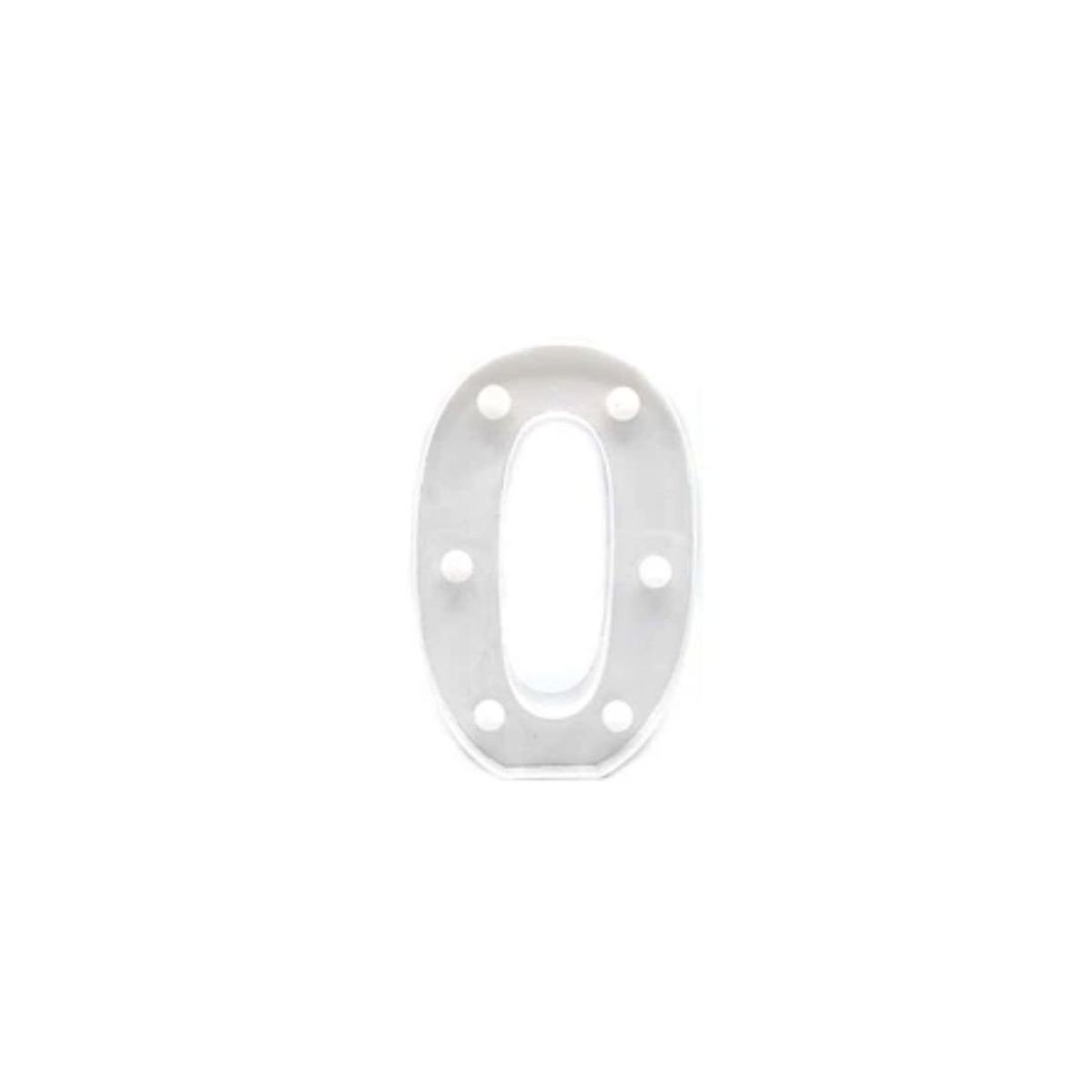 GENERICO - Numero Con Luz Led 0