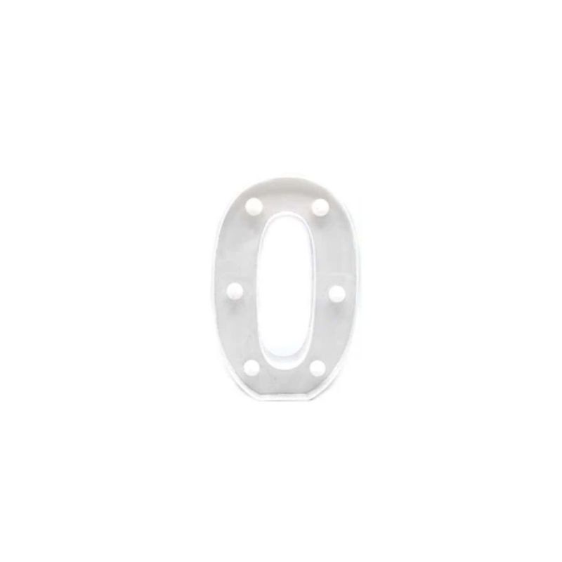 GENERICO - Numero Con Luz Led 0