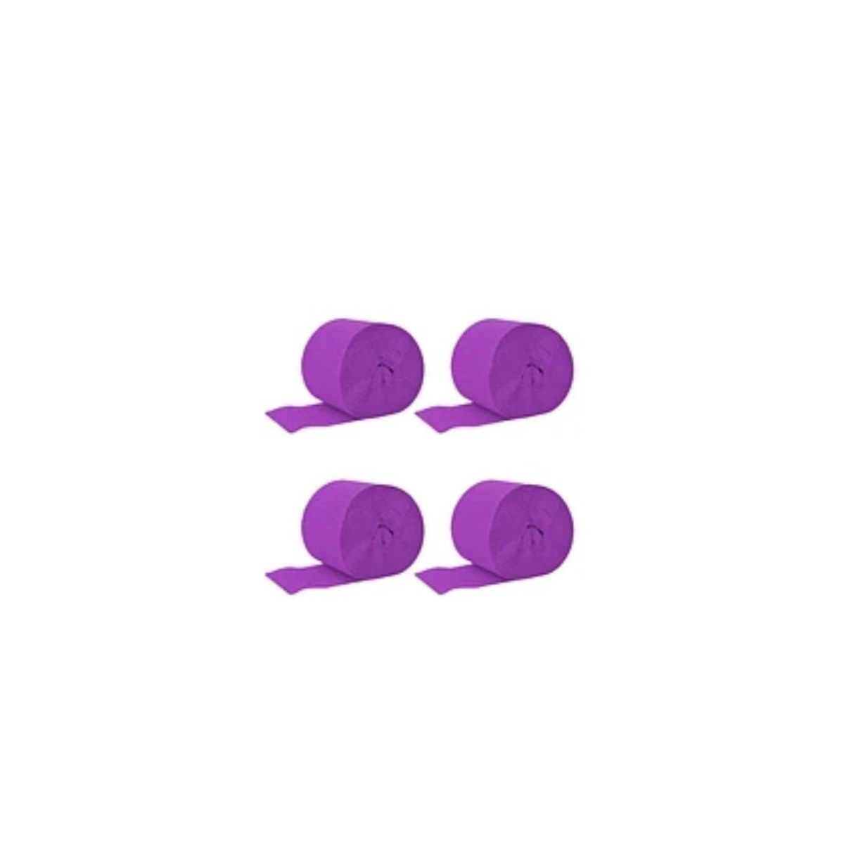 GENERICO - Feston Decorativo Morado Oscuro 4pcs 6cmx10m