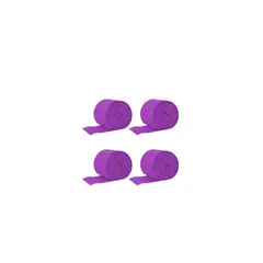 GENERICO - Feston Decorativo Morado Oscuro 4pcs 6cmx10m