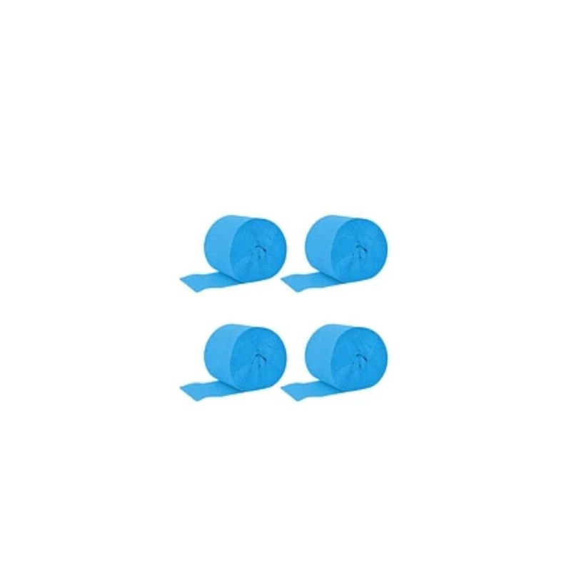 GENERICO - Feston Decorativo Azul Cielo 4pcs 6cmx10m