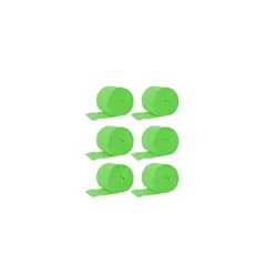 GENERICO - Feston Fino Verde Claro 6pcs 2cmx10m