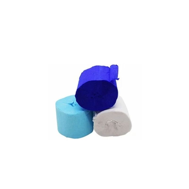 GENERICO - Feston Grueso Azul Con Blanco 6pcs
